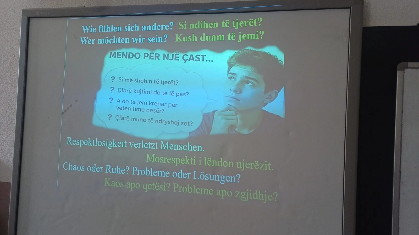 Educational German language class