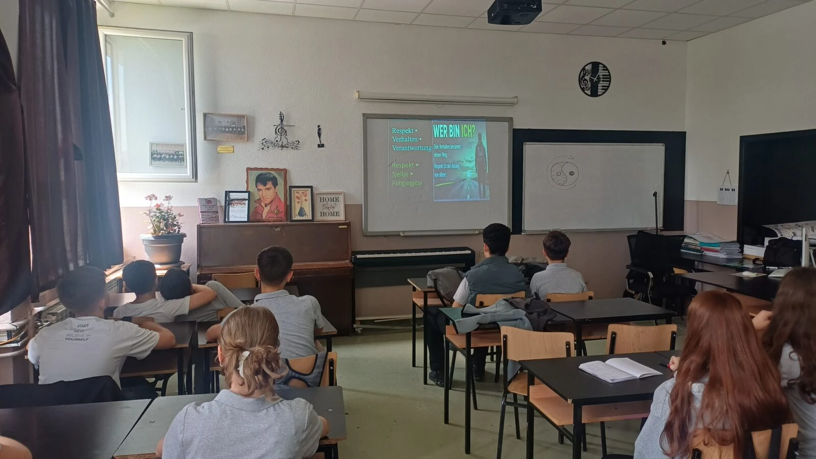 Educational German language class