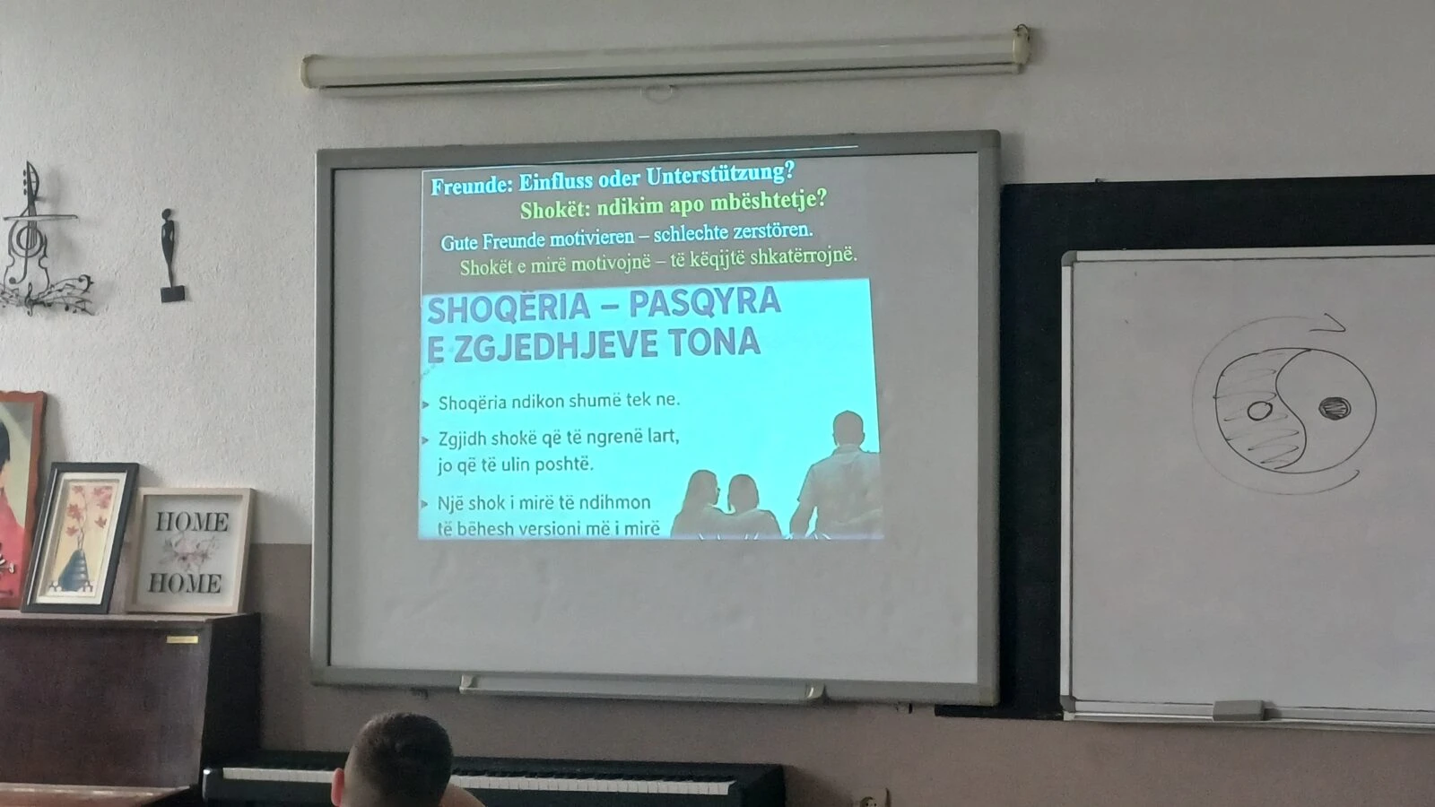 Educational German language class