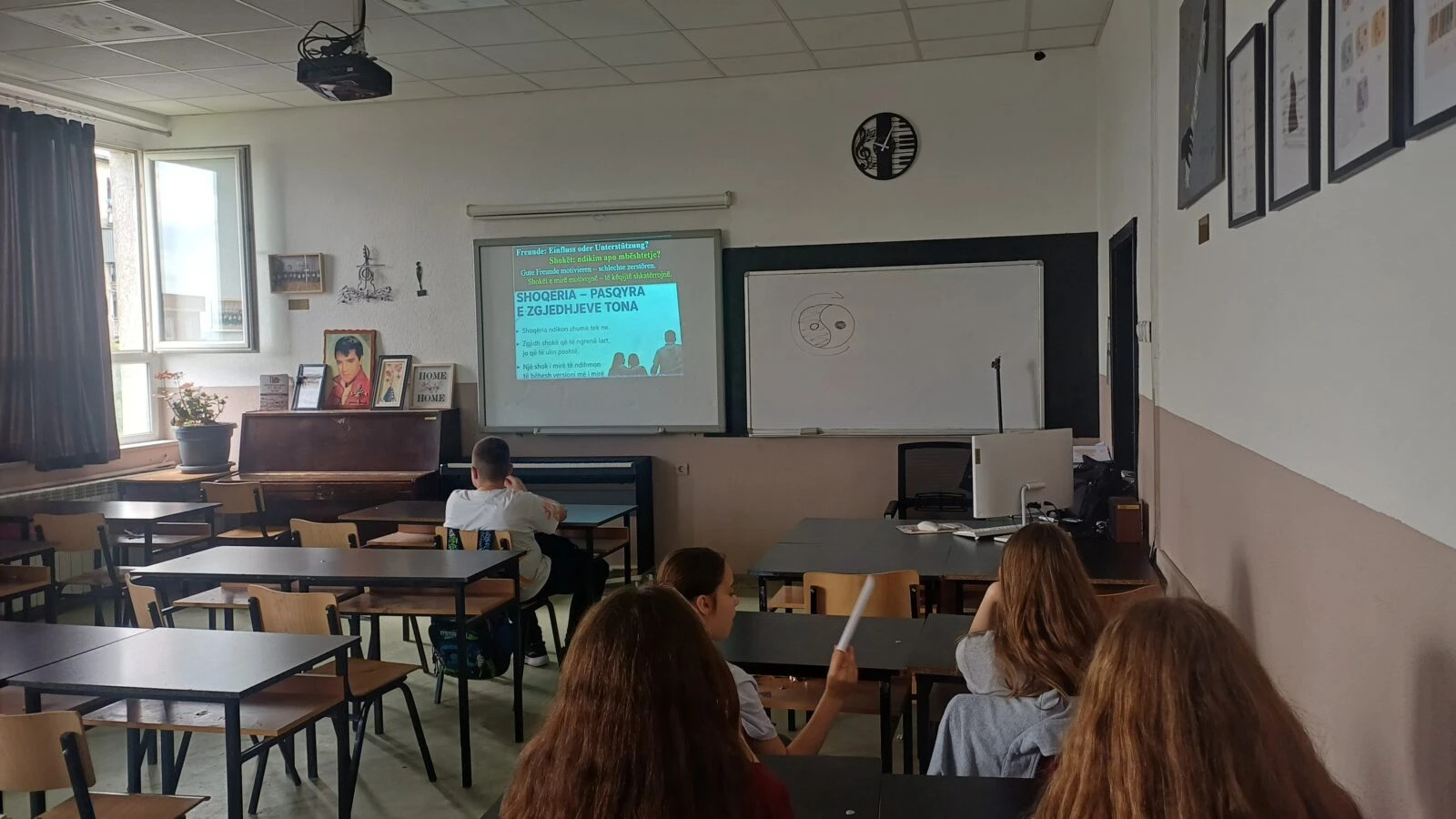 Educational German language class