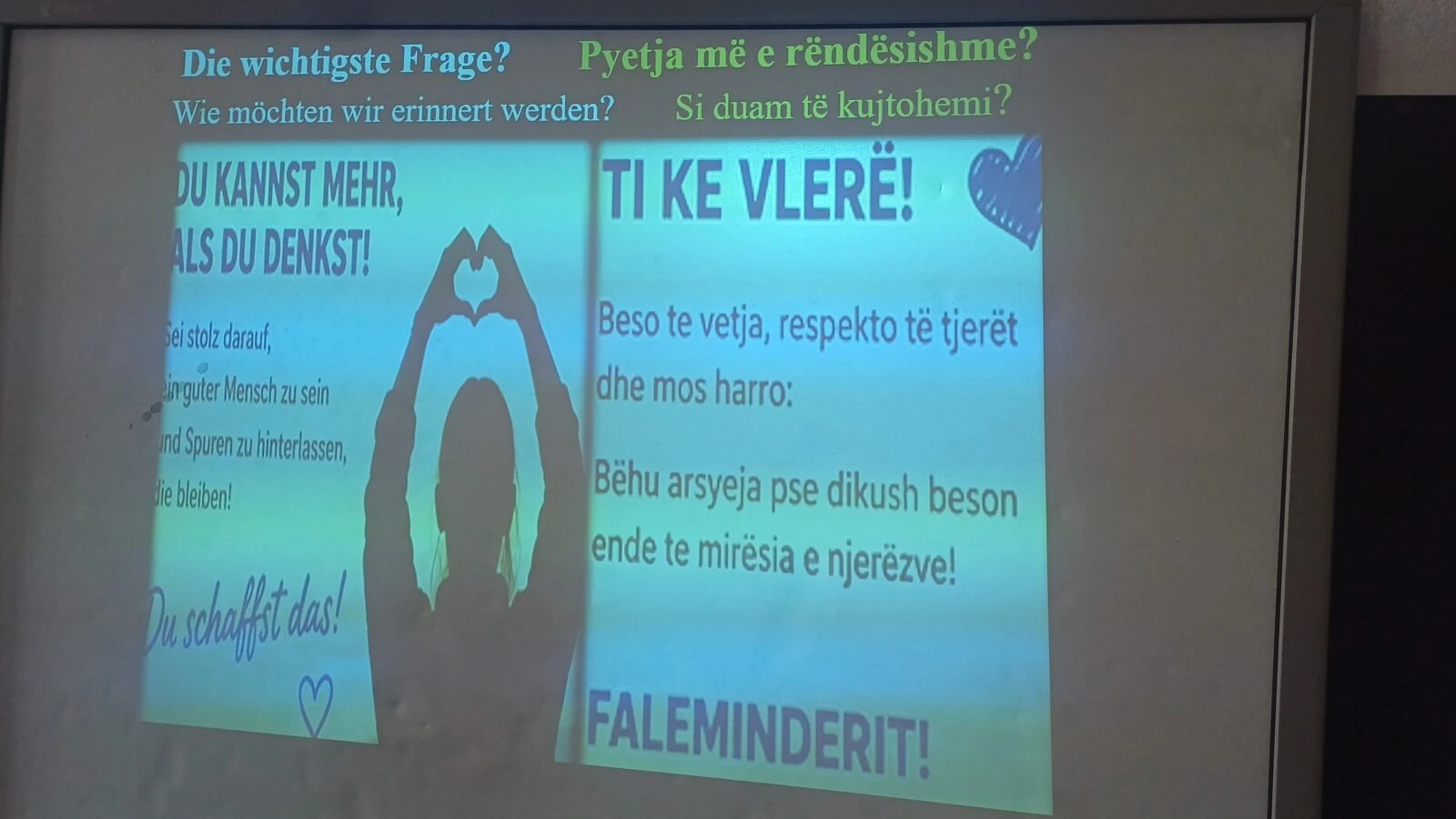 Educational German language class