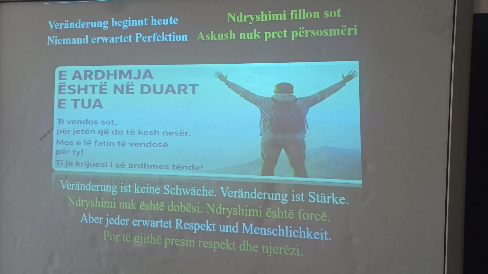 Educational German language class